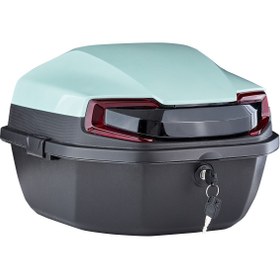 Resim GİZA MOTOR Motosiklet Arka Çanta 33 Lt Kapasite Metalik (Parlak) Su Yeşili 