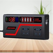 Resim Sunshine022 Siyah 200w Araç İnvertörü: Dc12v/24v'den 110v/220v Çevirici Led Göstergeli 4 Usb Hızlı Şarj 