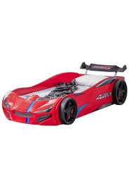 Resim Setay Çocuk Odası - Merso Arabalı Yatak - Sport 3 Kapılı Dolap, Şifonyer - Kırmızı 