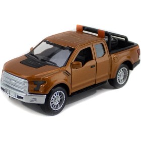 Resim Mixoyuncak Metal Ford Ranger Pikap Çek Bırak Işıklı Kahverengi 12 cm 