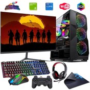 Resim ROGAME I5 13400f 16gb Ddr4 480ssd 4gb Gtx1650 27" 165hz Monitörlü Oyun Bilgisayarı (GAMİNG SET) 