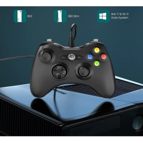 Resim Beboncool Windows Pc Uyumlu Titreşimli Kablolu Joystick Gamepad 