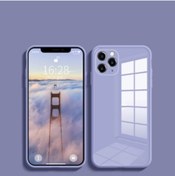 Resim LoopCase Iphone 12 Pro Max Uyumlu Kılıf Kamera Lens Korumalı Arkası Cam Parlak Aynalı Lüx Glass Kapak 