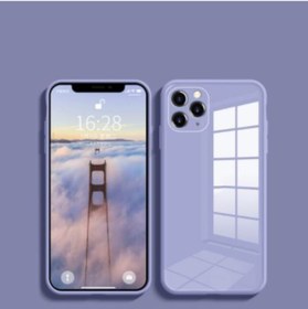 Resim LoopCase Iphone 12 Pro Max Uyumlu Kılıf Kamera Lens Korumalı Arkası Cam Parlak Aynalı Lüx Glass Kapak 