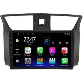 Resim Celali Tuning Nissan Sentra 2012-2020 Android 12 Carplay Navigasyon Multimedya - 8gb Ram 128gb Hdd 