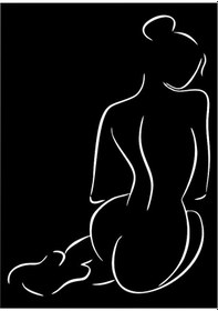 Resim Dekor Treni Estetik Kadın Dekoratif Ahşap Tablo-10 