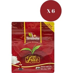 Resim Tirebolu 42 Filiz Demlik Poşet Çay 6 x 100'lü 