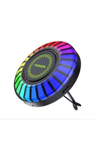 Resim gaman 3d Araç Içi Rgb Bluetoothlu Sese Duyarlı Ekolayzer 24 Led (şarjlı-taşınabilir) Araç Ritim Ledi 