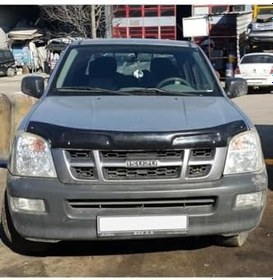 Resim ferrous autoaccessories Isuzu D Max ile Uyumlu ile Uyumlu Ön Kaput Koruyucu Rüzgarlık 2002 2006 