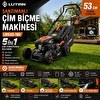 Resim Lutian LM53S-180 53 CM 5in1 Şanzımanlı Benzinli Çim Biçme Makinesi 