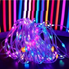 Resim 10 Metre Rgb Şerit Led Işık - Kumandalı, Usb Girişli, Karışık Mix Renkli Dekoratif Led Aydınlatma Seti Diğer 