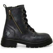 Resim U.s. Polo Assn. Hally 4pr Siyah Kız Çocuk Biker Bot Siyah 