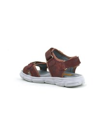 Resim Rakerplus Hakiki Deri Bordo Çocuk Sandalet Bordo 