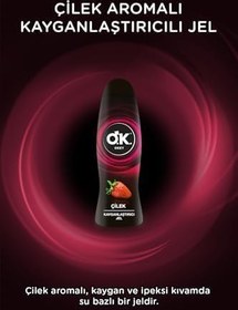 Resim Okey Çilek Kayganlaştırıcı Jel 50 ml 