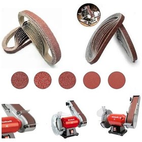 Resim Kafenn Einhell TC-US 240 Uyumlu Bant Zımpara Kağıdı 10 Parça 