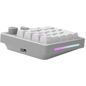 Resim Glorious Gmmk Kablosuz Numpad - Fox Switches, Gri/beyaz 