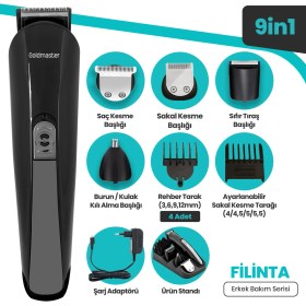 Resim Goldmaster GM-7171 FİLİNTA Erkek Bakım Seti 