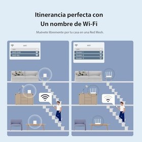 Resim Tenda Nova MX3 Mesh (3 Paket) - 6 AX1500 Wi-Fi Mesh Sistemi, Çift Bantlı WLAN Mesh Router, 3-5 Parça Kapsama, Kolay Kurulum, Ebeveyn Kontrolü, 2,4 GHz + 5 GHz, 2 Bağlantı Noktalı 