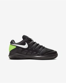 Resim Nike Nikecourt Jr. Vapor X Ar8851-009 Çocuk Tenis Ayakkabısı - Siyah 