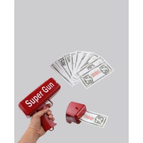 Resim Luord - Store Super Money Gun Para Saçma Tabancası Yüksek Atış Güçlü Kırmızı Model - Lisinya 