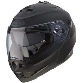 Resim Caberg Duke 2 Çeneden Açılır Kask + Pinlock Mat Siyah 