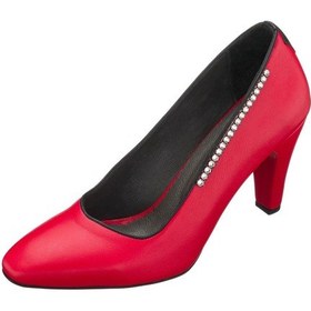 Resim 40-41-42-43-44 Numara Ays7986 Kırmızı Deri Topuklu Özel Seri Kadın Stiletto Kırmızı Deri 