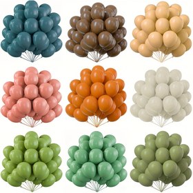 Resim 30 Adet/Set 25.4cm Retro Renkli Balonlar Lateks Balonlar Doğum Günü Düğün Yıldönümü Sevgililer Günü Parti Süslemeleri 