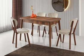 Resim Kelebek Açılır MDF Mutfak Masası 75*130cm 