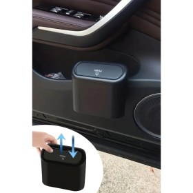 Resim By Nevser® Araç Içi Takılarak Sabitlenebilen Mini Kapaklı Çöp Kovası 