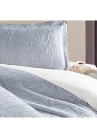 Resim Schafer Shine Yatak Örtüsü Seti -3 Parça -İndigo Çok Renkli 