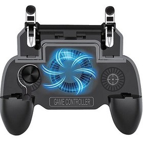 Resim HY-PG20 Telefon uyumlu Tetikli Fanlı Siyah Joystickli Gamepad 