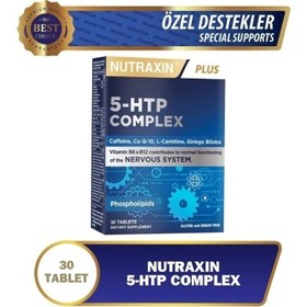 Resim Nutraxin 5-HTP Complex Takviye Edici Gıda 30 Tablet 