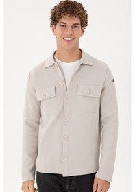 Resim U.s. Polo Assn. Erkek Taş Hırka Triko 50294169-vr049 Taş 