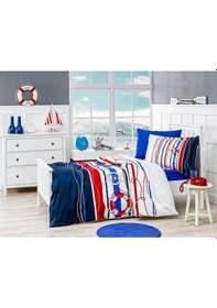 Resim Özdilek Tek Kişilik Ranforce Nevresim Takımı Seashore Mavi (514415534) 