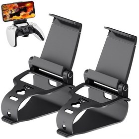 Resim Yuntech01 Ps5 Dualsense Ve Edge Kontrolör İçin Telefon Tutucu 2 Adet - İphone/android Uyumlu, Uzaktan Oyun Desteğiyle Mobil Gaming Konfigürasyonu 