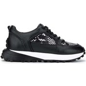 Resim Tamer Tanca Kadın Hakiki Deri Siyah Sneakers & Spor Ayakkabı 231 2904-24 Bn Ayk Y24 Sıyah/beyaz Beyaz - Siyah 