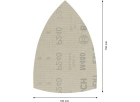 Resim Bosch M480 100X150 mm 240 Kum Elek Telli Net Zımpara 2608900731 