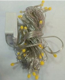 Resim 10m 100 Led Damla Uçlu Led Işık Gün Işığı Şeffaf Kablo Çok Renkli 
