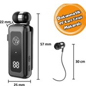 Resim Genel Markalar PG20 Hafıza Kart Girişli Dijital Şarj Göstergeli Titreşimli Makaralı Bluetooth Kulaklık 