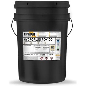 Resim Restoreplus Hydroplus Pg-100 Fizyolojik Açıdan Güvenli Tam Sentetik Hidrolik Yağ 20 L 