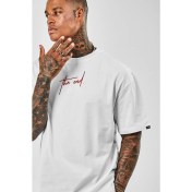 Resim DAXİS Sportwear Company Oversize The End Baskılı Beyaz Tshirt 