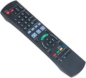 Resim AULCMEET N2QAYB000126 Yedek Uzaktan Kumanda Panasonic 1080p DVD HDD Recorder DMREZ28EBK DMREX27EB DMREZ27EB DMREZ27/EB DMREZ28/EBK ile Uyumlu 