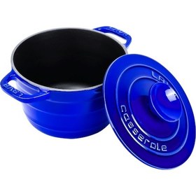 Resim Lava Döküm Yuvarlak Tencere Döküm Demir Kapak Experience Majolik Serisi Çap(Ø) 23 cm 