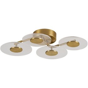 Resim Callista 4'lü Gold 3 Renkli Modern Plafonyer Led Avize Gold 