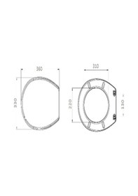 Resim Classic Desenli Yumuşak Klozet Kapağı Okyanus Desen 