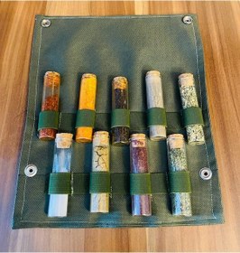 Resim Su Geçirmez Çantalı Kamp Baharatlık Seti Kamp Malzemeleri 