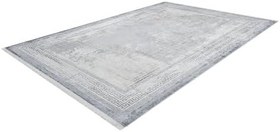 Resim Iklin Gri Modern Pamuk Makine Halısı 80x150 