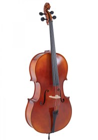 Resim Gewa GS4020611121 Ideale VC2 Çello (4/4) | Flamed Maple Arka Kapak Profesyonel Görünüm 