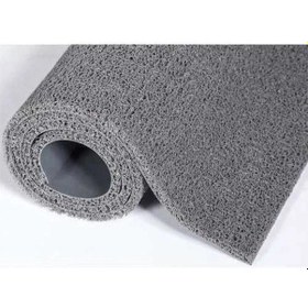 Resim Gri Colourmat Kaydırmaz Kaymaz Yolluk Karmaşık Halı Kıvırcık Paspas 120cm X 100cm Gri 