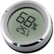 Resim Çelik Hygrometer Dijital Puro Kutusu Sıcaklık ve Nem Ölçer Ra53by 